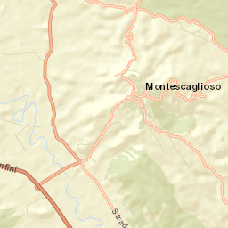 Montescaglioso Street Map