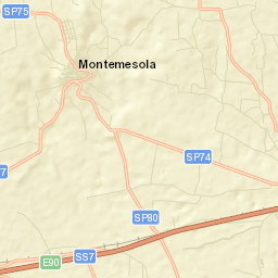 Montemesola Street Map