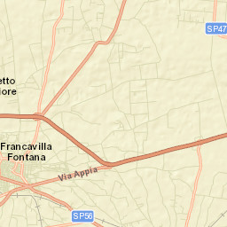 Francavilla Fontana Street Map