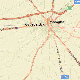 Mesagne Street Map