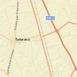 Tuturano Street Map