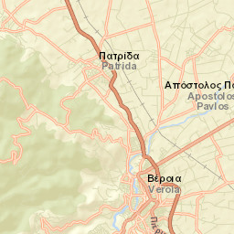 Véroia Street Map