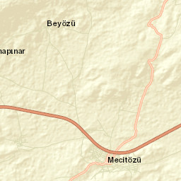 Mecitözü Street Map