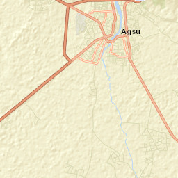 Aghsu Street Map