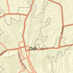 Osh Street Map