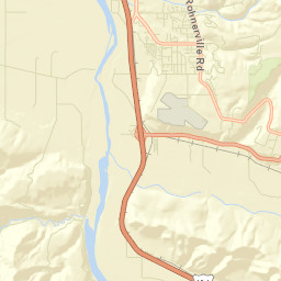 Rohnerville California Street Map