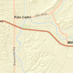 23945 Old 44 Drive, Oak Run, CA 96069 Street Map