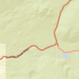 Manzanita Lake California Street Map