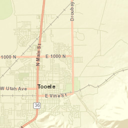 Tooele Street Map
