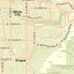 2842-2854 Wasatch Boulevard, Sandy, UT Street Map