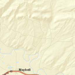 Maybell Colorado Street Map