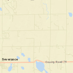 Severance Colorado Street Map