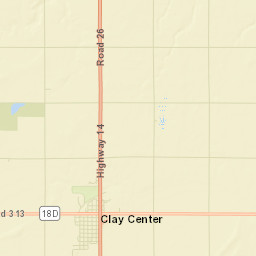 Clay County Street Map