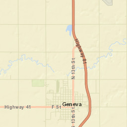 Fillmore County Street Map