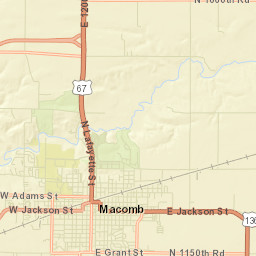 Macomb Street Map