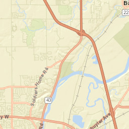 Battle Ground Street Map