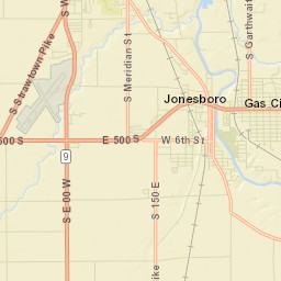 Jonesboro Street Map