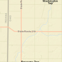 Padua Ohio Street Map
