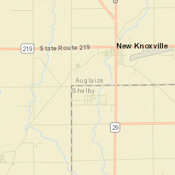 New Knoxville Ohio Street Map