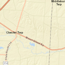 Lucerne Ohio Street Map