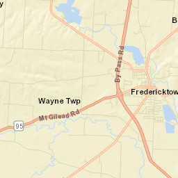 Knox Ohio Street Map