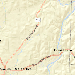 Brinkhaven Ohio Street Map