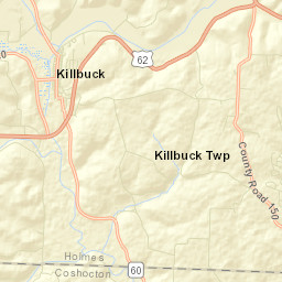 Killbuck Ohio Street Map
