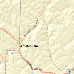 Wolf Run Ohio Street Map