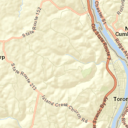 Taylortown Ohio Street Map