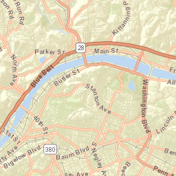 Lake Drive, Pittsburgh, PA 15206, USA Street Map