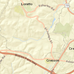 Loretto Street Map
