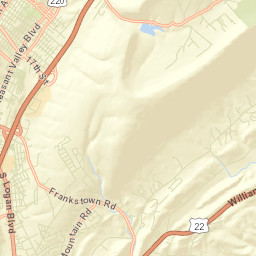 Blair County Street Map