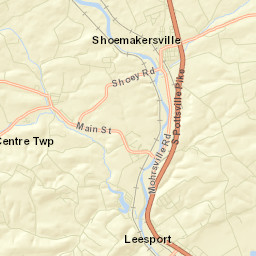 Leesport Street Map
