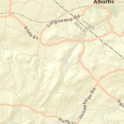 Alburtis Street Map