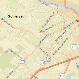 Somerset Street Map