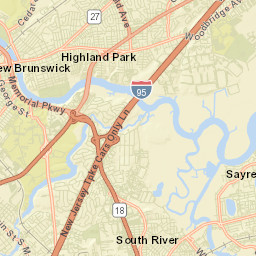 Piscataway Street Map