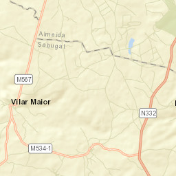 Vilar Maior Street Map