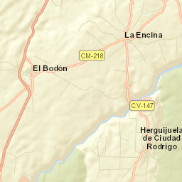 Herguijuela de Ciudad Rodrigo Street Map