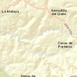 Serradilla del Llano Street Map