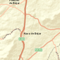 Nava de Béjar Street Map