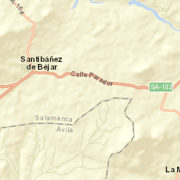 Santibáñez de Béjar Street Map
