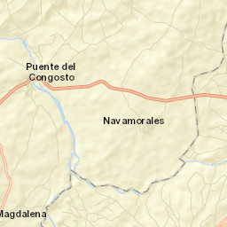 Puente del Congosto Street Map