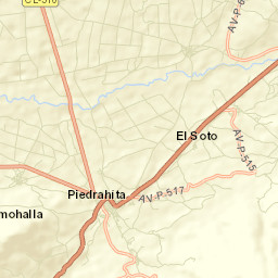 Mesegar de Corneja Street Map