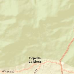 Cepeda la Mora Street Map