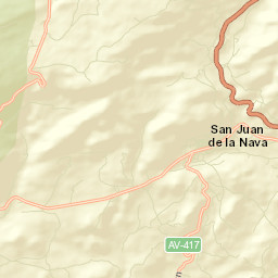 San Juan de la Nava Street Map