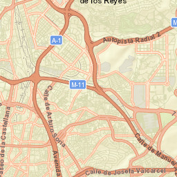 Las Tablas Street Map