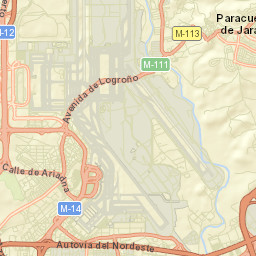 Barajas de Madrid Street Map