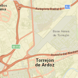 Torrejón de Ardoz Street Map