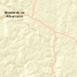 Monterde de Albarracín Street Map