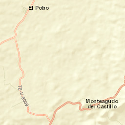 Monteagudo del Castillo Street Map
